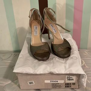 Jimmy Choo Pearl Gold/Champagne sandal